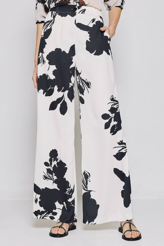 Access Fashion παντελόνα ψηλόμεση floral
