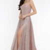 Φόρεμα maxi αμπιγιέ glitter