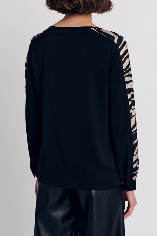 Forel μπλούζα με λεπτομέρεια animal print