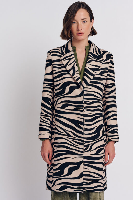 Forel παλτό animal print