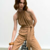 Access Fashion ολόσωμη φόρμα λεοπάρ ανάγλυφο σχέδιο