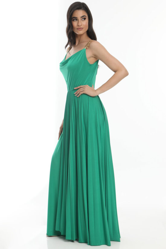 Open Fashion φόρεμα αμπιγιέ half πλισέ