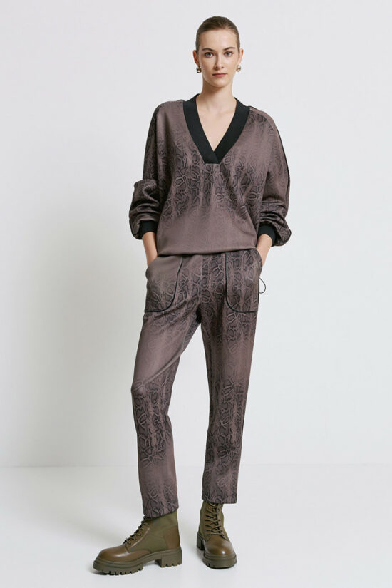 Access Fashion παντελόνι jogger snake print