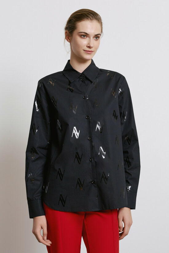 Access Fashion πουκάμισο με logo μοτίβο