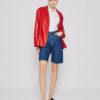 Access Fashion βερμούδα denim ψηλόμεση