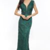 Φόρεμα maxi glitter αμπιγιέ