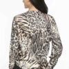 Μπλούζα κρουαζέ animal print