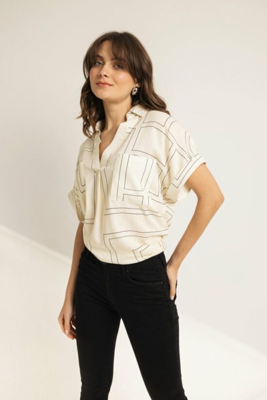 Open Fashion μπλούζα με εμπριμέ σχέδια