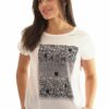 T-shirt με τύπωμα και στρας