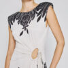 Access Fashion φόρεμα εμπριμέ με άνοιγμα