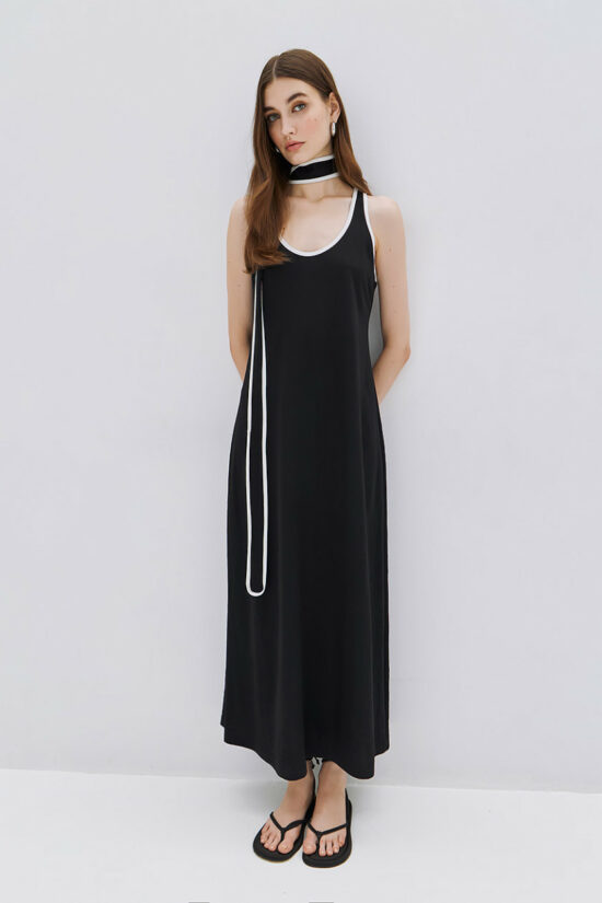 Access Fashion φόρεμα με αντιθετικές λεπτομέρειες