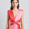 Access Fashion φόρεμα εμπριμέ με στρας και ανοίγματα στη μέση