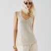 Access Fashion τοπ πλεκτό με V
