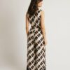 Open Fashion φόρμα ολόσωμη κρουαζέ εμπριμέ
