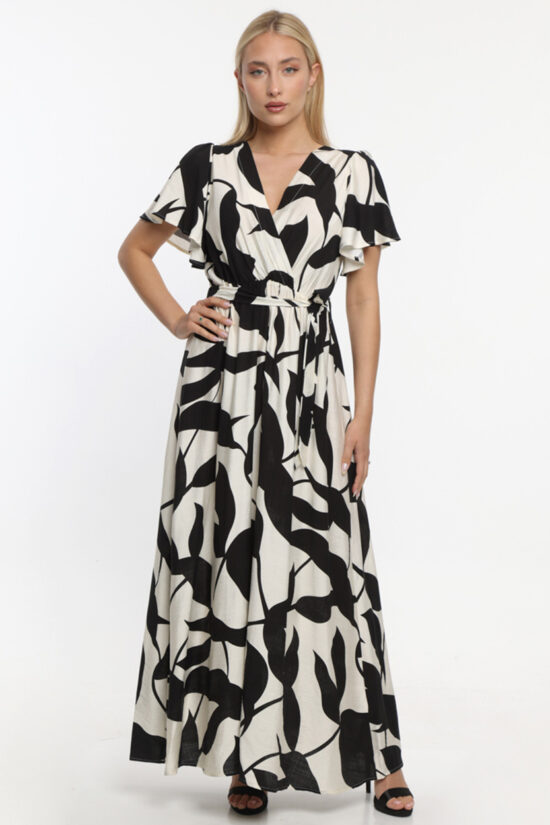 Open Fashion φόρεμα κρουαζέ με ιδιαίτερα σχέδια