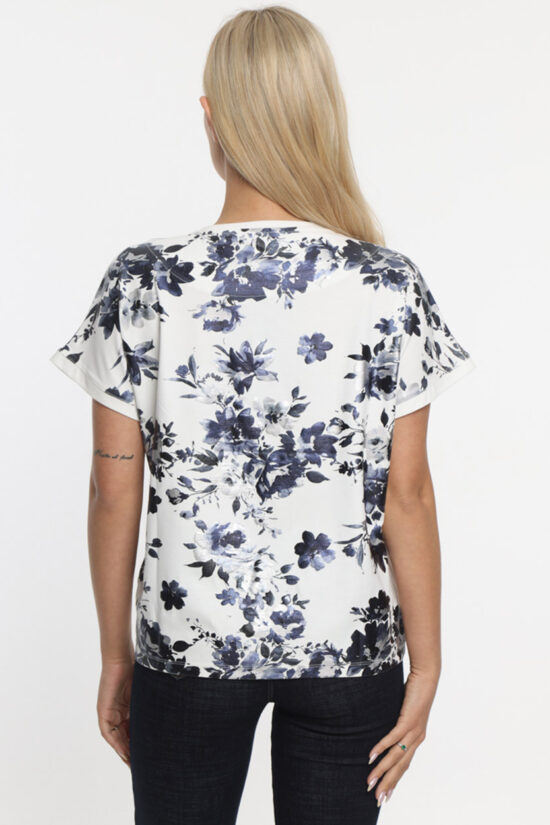 Μπλούζα floral τύπωμα