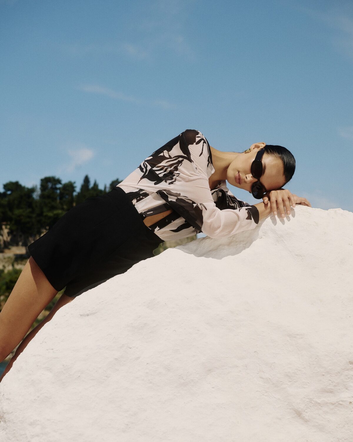 Access Fashion πουκάμισο μακρύ floral