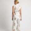 Open Fashion σετ αμάνικο με χρυσό κέντημα