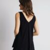 Open Fashion μπλούζα αμάνικη με ιδιαίτερο κέντημα