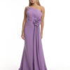 Φόρεμα maxi strapless ντραπέ