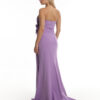 Φόρεμα maxi strapless ντραπέ