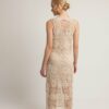 Open Fashion φόρεμα αμάνικο κεντητό