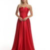 Φόρεμα maxi satin αμπιγιέ