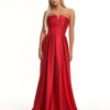 Φόρεμα maxi satin αμπιγιέ