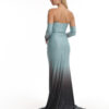 Φόρεμα maxi degrade glitter