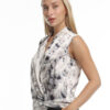 Μπλούζα satin animal print