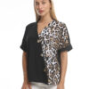Μπλούζα half animal print