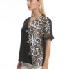 Μπλούζα half animal print
