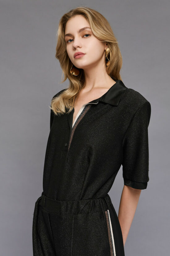 Access Fashion μπλούζα κοντομάνικη lurex