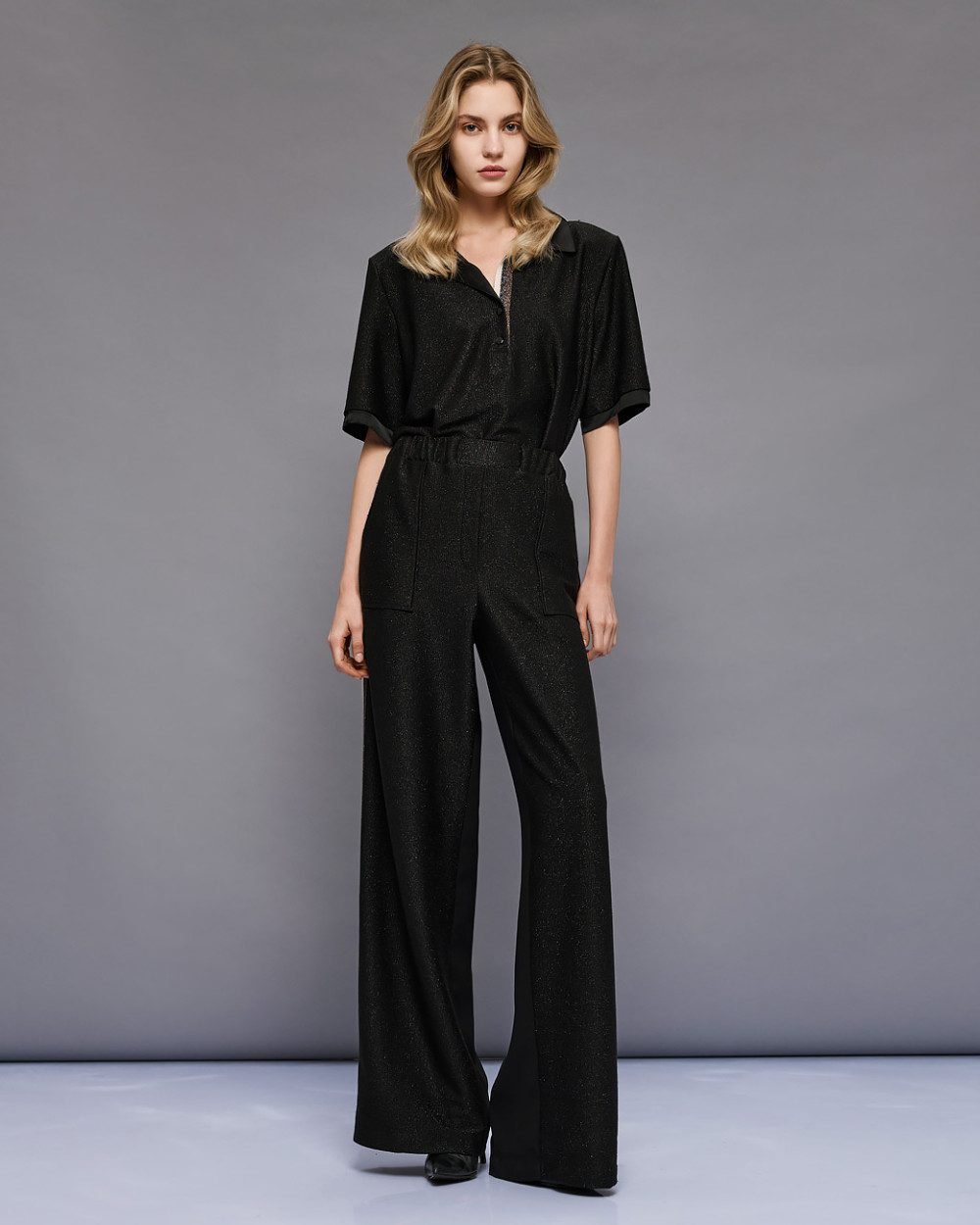 Access Fashion μπλούζα κοντομάνικη lurex