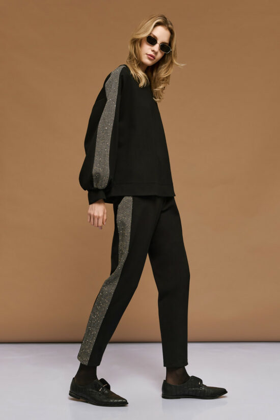 Access Fashion μπλούζα μακρύ μανίκι με φάσες