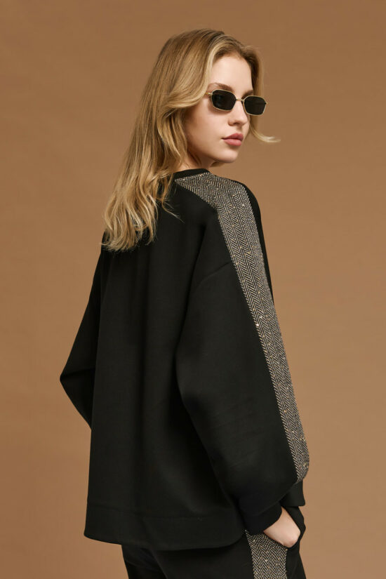 Access Fashion μπλούζα μακρύ μανίκι με φάσες