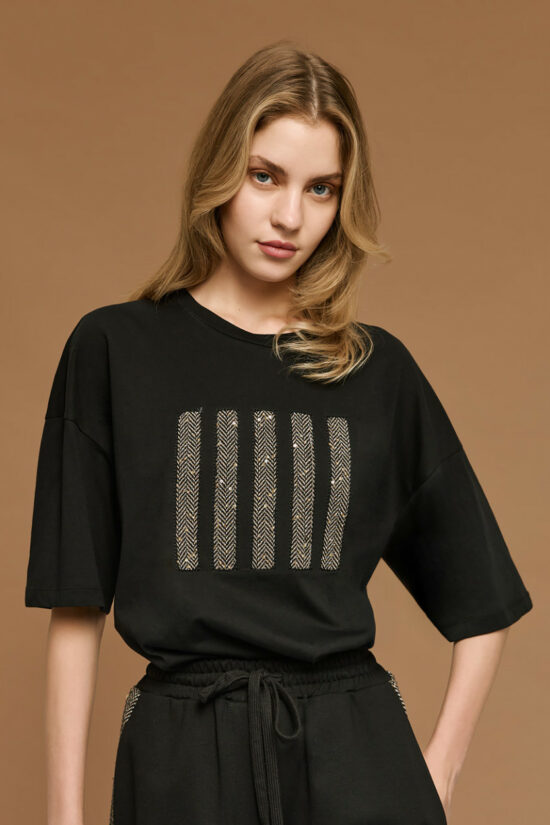 Access Fashion μπλούζα μακό με κέντημα