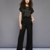 Access Fashion παντελόνα με σατέν φάσες
