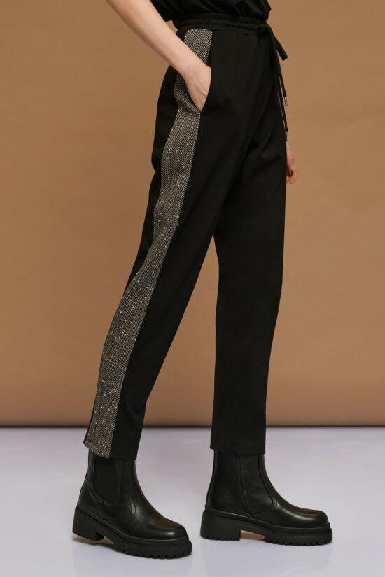 Access Fashion παντελόνι με φάσα στα πλαϊνά