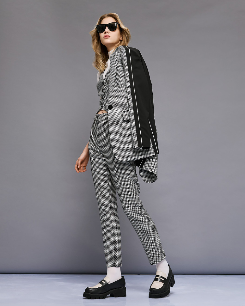 Access Fashion παντελόνι pied de poule