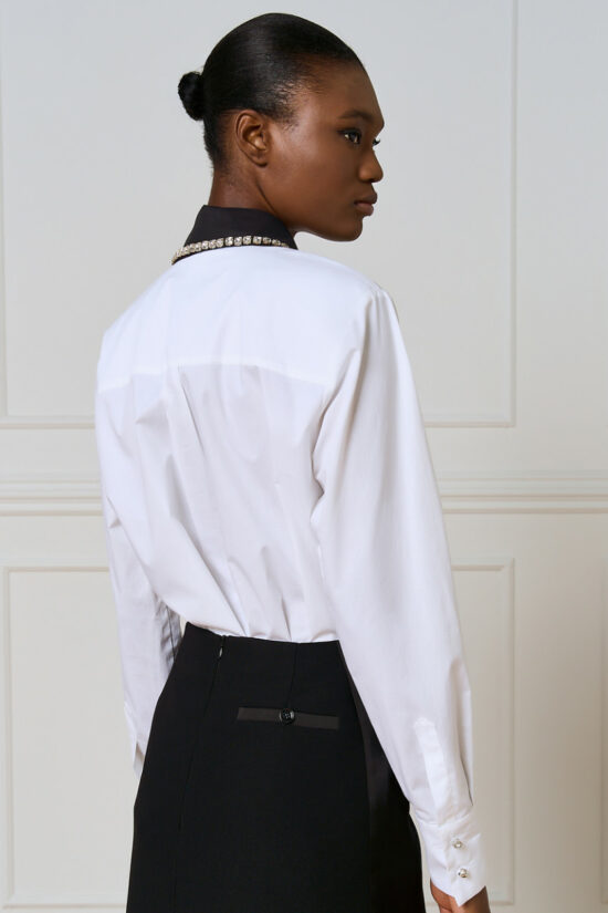 Access Fashion πουκάμισο με αποσπώμενο γιακά στρας