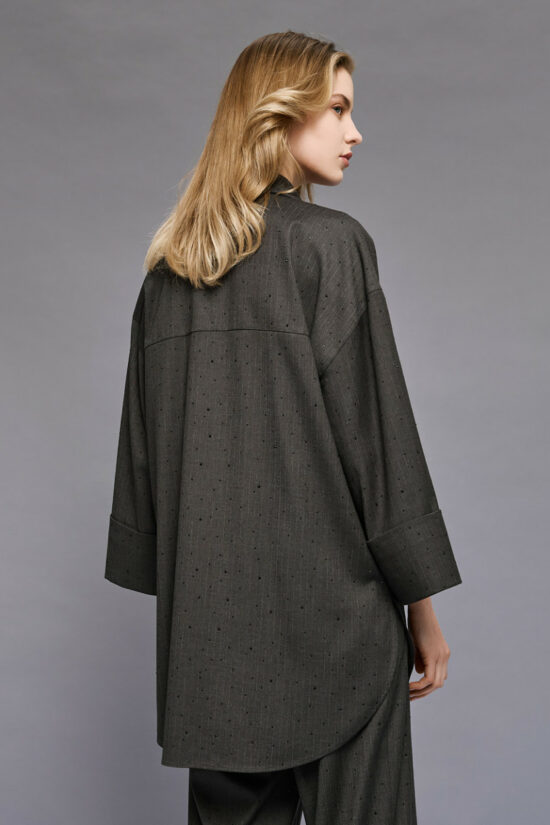 Access Fashion πουκάμισο μακρύ με στρας