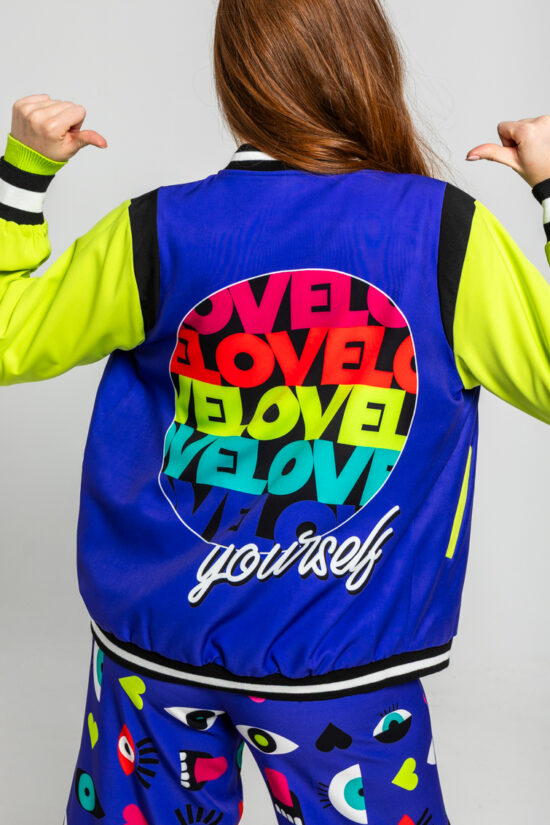 Lolina τζάκετ bomber double face