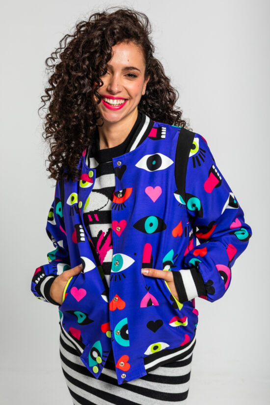 Lolina τζάκετ bomber double face