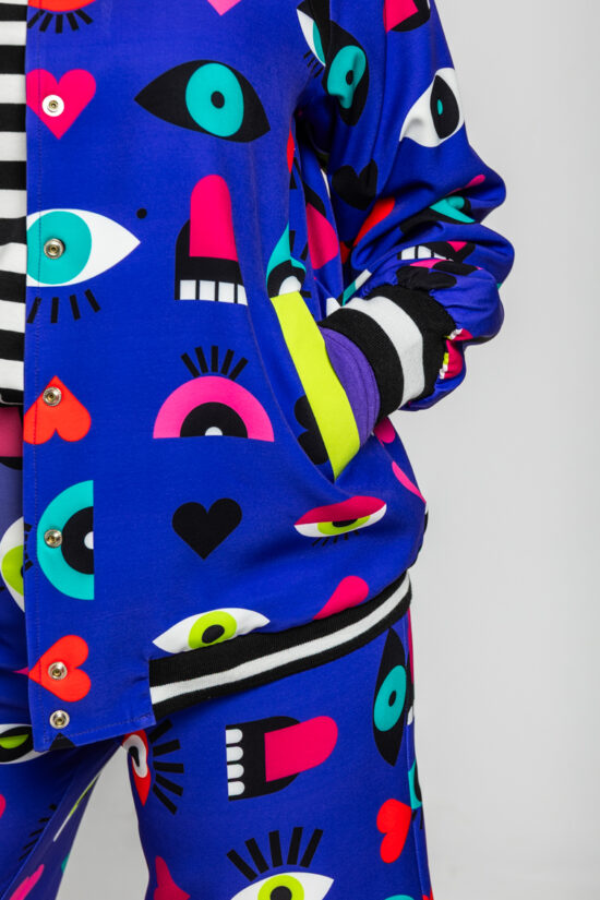 Lolina τζάκετ bomber double face