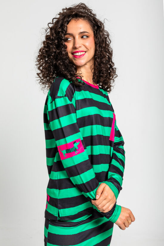 Lolina μπλούζα ριγέ
