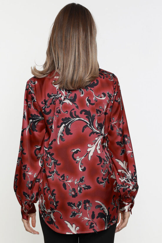 Πουκάμισο εμπριμέ με δέσιμο