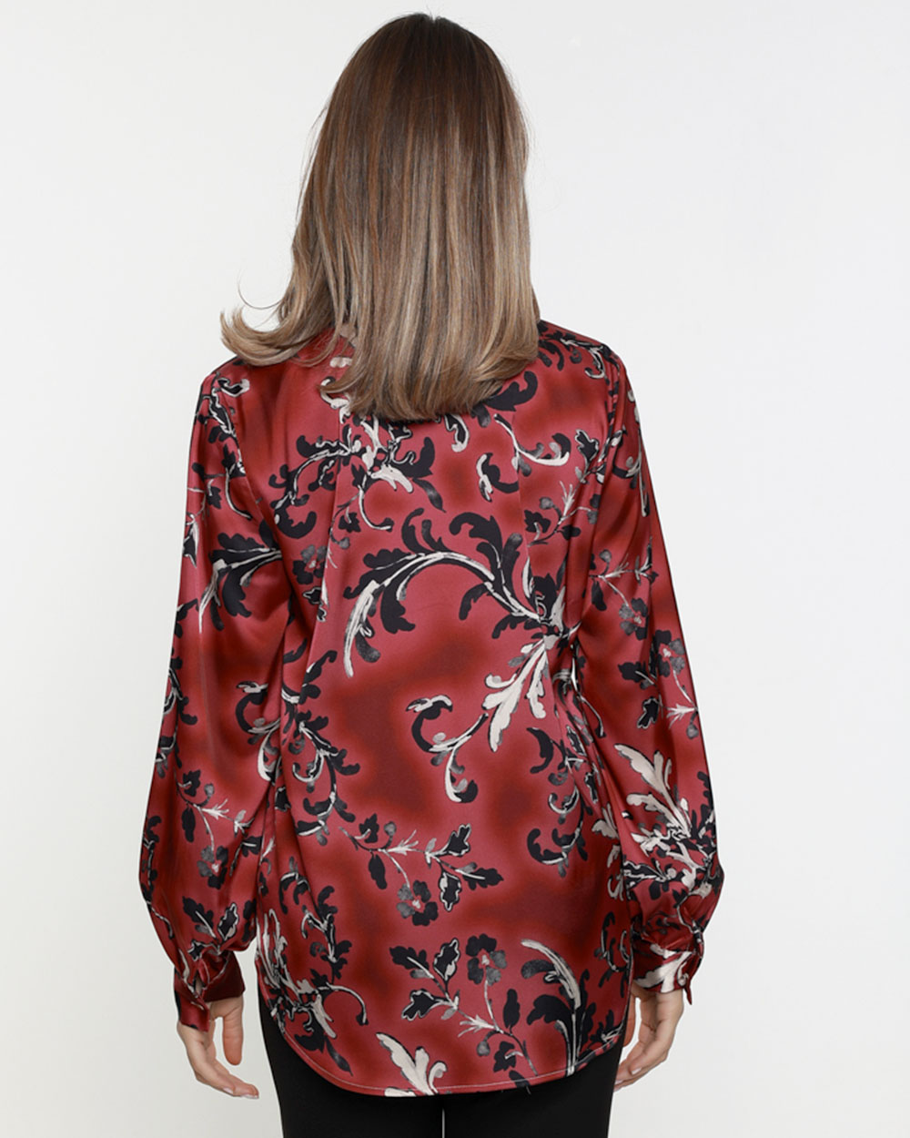 Πουκάμισο εμπριμέ με δέσιμο