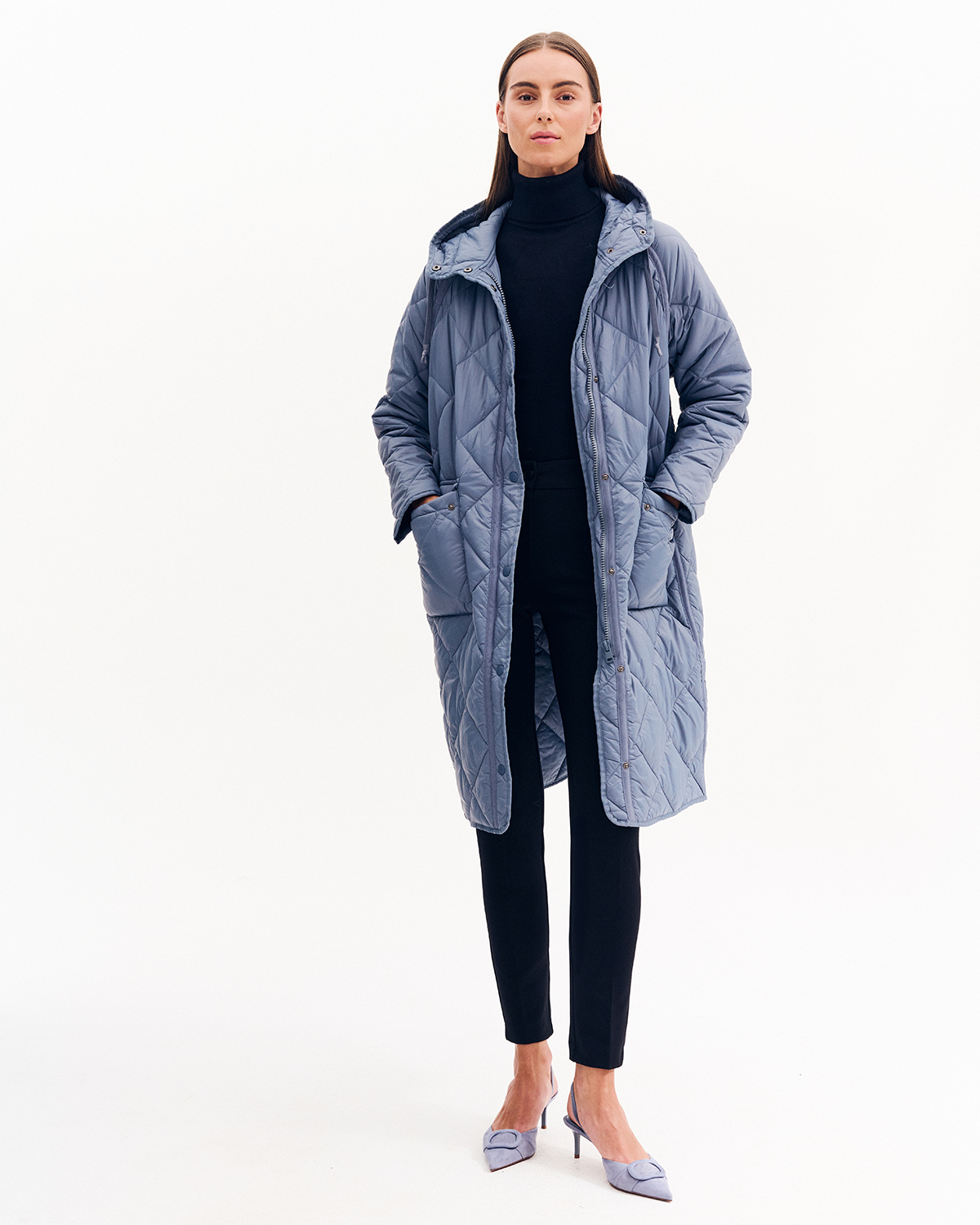 Forel μπουφάν μακρύ καπιτονέ