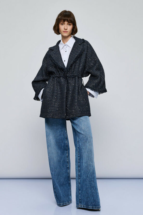 Access Fashion τζάκετ tweed με lurex